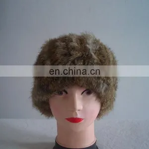 Winter Warm Real Fur Knitting Hats for Girls thumbnail-6