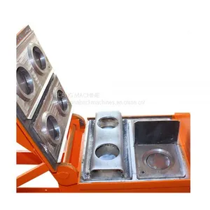 Small Manual Compressed Earth Clay Soil Interlocking Brick Block Making Machine thumbnail-4