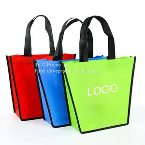 Non-woven Tote Bag Non Woven Tote Grocery Bag Custom Woven Tote Bag Wholesale thumbnail-1