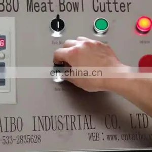 Commercial Electric Food Grade 304 Stainless Steel Meat Bowl Cutter Machine for Meat Chopping and Mixing/ Meat Mixer thumbnail-1