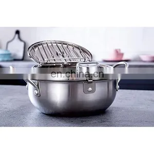 Family Use Restaurant Fast Food Kitchen Equipment Stainless Steel Deep Fryer thumbnail-5