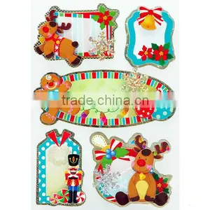 Christmas Gift Tags Foil Sticker Festive Gift Tags thumbnail-1