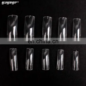 Full Set With Uv Dryer Lamp Nail Tools Xlong C Curve Coffin Nail Tips Artificial thumbnail-1