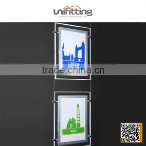 Real Estate Agent Window Hanging Light Box LED Acrylic Display thumbnail-3