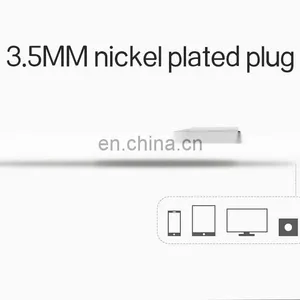 Golden Sky Mic 3.5Mm Jack Earpod Hand Free Earbuds For Iphone Earphone For Apple Headset Earpiece Wired And Wireless Earphone thumbnail-3