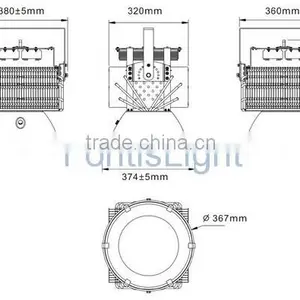 400W LED High Bay Light thumbnail-5