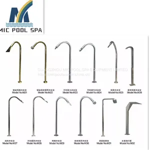 Simple Installation of Stainless Steel Flat Head Round Head Swimming Pool Spa Shower Massage Jet Nozzle thumbnail-4