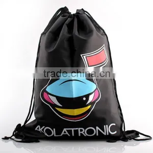 Promotional Waterproof Nylon Drawstring Backpack thumbnail-1