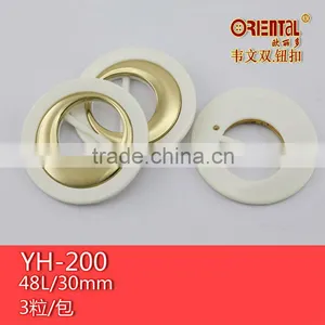 30mm Fashion Round Plastic Combined Buckles thumbnail-2