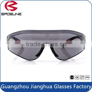 China Manufacturers Wholesale Industrial Grey Anti uv Lens En166 Safety Glasses With Soft Rubber Nose Padded thumbnail-2