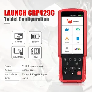Professional Launch X431 CRP429C 4 Systems OBDII Code Reader Obd2 Auto Diagnostic Tool CRP429 C CRP 429C Auto Scanner thumbnail-3