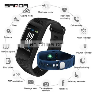SANDA S4 Men Women Sports Bracelet Wrist Band Smart Watch Hear Rate Monitor Fitness Gps Smartwatch thumbnail-4