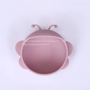 Cute Bee Silicone Suction Bowl for Baby thumbnail-1