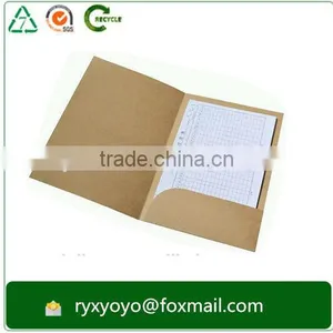 China Wholesale Advsertising Kraft Paper File Folder With Pcokets thumbnail-4