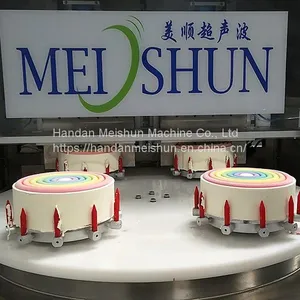 Ultrasonic Frozen Round Cake Cutting With Paper Inserts Divider thumbnail-2