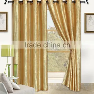 1PC Cheap Taffeta Stock Readymade Window Curtain Panel Quality Choice thumbnail-1