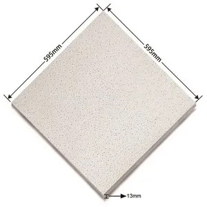 Mineral Fibre Board Ceiling For Suspension System thumbnail-4