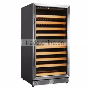 230L Double Tempered Anti-UV Compressor Wine Coolers Cellars Refrigerators thumbnail-1