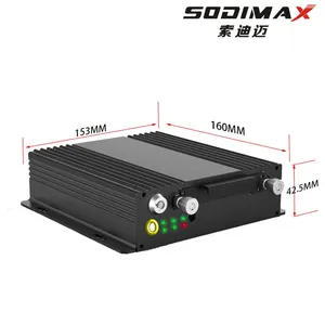 Full HD108p More Channel 4CH Ahd SD Card Mobile DVR CCTV Video Recorder for Car Vehicle Bus Taxi thumbnail-2
