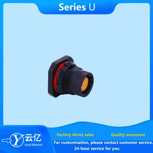 Push-pull Self-locking Connector U Series Metal Waterproof Aviation Plug Socket thumbnail-3