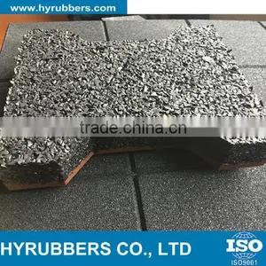 Rubber Garage Floor Tiles Interlock Dog Bone Type thumbnail-2