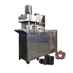 Automatic Smokeless Charcoal Hydraulic Forming Machine Hookah Charcoal Making Machine EPC thumbnail-1