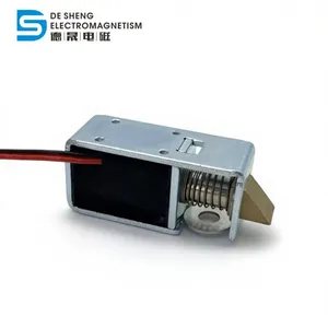 Small DC 12v24v Electromagnetic Solenoid Lock thumbnail-1