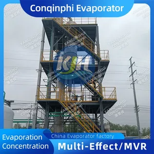 Triple-effect Vacuum Evaporator 316L SS Shell Touch Screen 380V 3-phase 200L/h Evaporation thumbnail-4