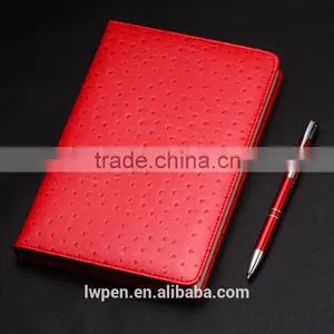 Hot Sale Business Card Holder and Promotional Notebook and Pen Gift Set thumbnail-1