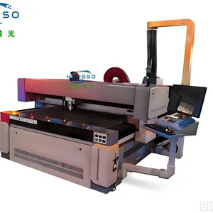 Hot Sale 1325 Dual-Purpose Fiber Mixed CO2 CNC Laser Cutting Engraving Machine Mixed Metal HengSo thumbnail-5