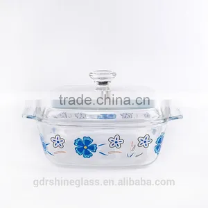 Hot Selling Factory Direct Manufacture Glass Plate /decal Pyrex Glass Food Dish thumbnail-2
