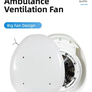 VS-001 Universal Ambulance Ventilation Fan 12V White for Special Vehicle Camppervan Conversion Car thumbnail-1
