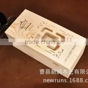 Pine Wood Wine Boxes,lightweight Wood Box thumbnail-6
