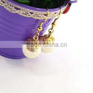 Wholesale Turkish Jewelry Latest Design Of Pearl Earrings Big Fashion Jewelry Set thumbnail-2