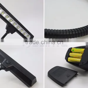 63LM 9 LED Clip On Black Flexible Gooseneck Orchestra Music Stand Lamp thumbnail-6
