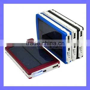 USB Colorful 10000mAh Multifunctional Tablet Solar Charger thumbnail-1
