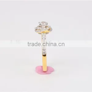 925 Sterling Silver Cubic Zircon Silver Ring Design Wholesale Wedding Ring thumbnail-5