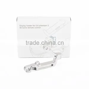 Silver Remote Control CNC Aluminum Rack Holder for DJI Phantom 3 Inspire 1 thumbnail-5