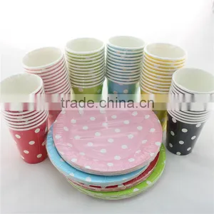 Great Slection of Colorful Paper Hot Cups for Girl and Boy ' Party thumbnail-1