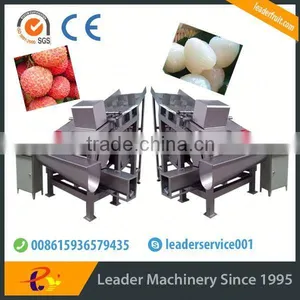 Leader Large Capacity and High Peeling Rate Litchi Skin Separater Machine thumbnail-1