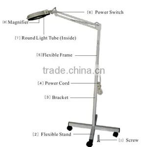 A-605 Magnifying Lamp With Flexibly Moving Arm thumbnail-1