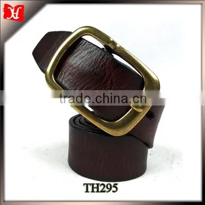 Genuine Leather Men's Fashion Belt With Designer Belt Buckles thumbnail-1