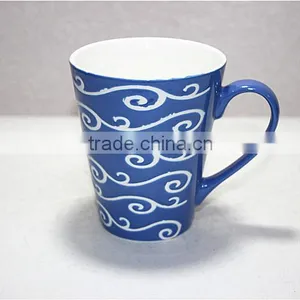 Cheap Glow Ceramic Glaze Coffee Mugs With Spoon thumbnail-4