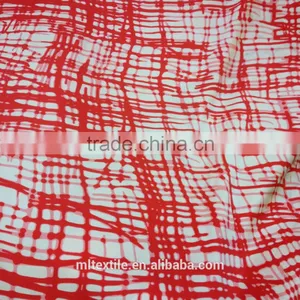 Custom Digital Printed Stretch Silk Satin Material Fabric For Garments thumbnail-1