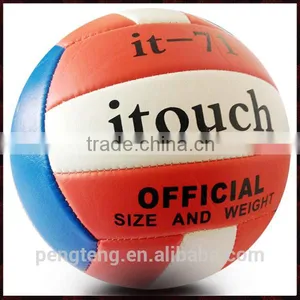 Customized Official Size 5 Printed Leather Volleyball thumbnail-1