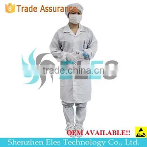 Esd Antistatic Standard Fabric Clothes Clean Room Coverall With CE Certificate thumbnail-6
