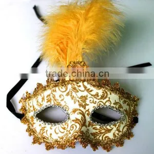 Fashion Beautiful Mask Party With Feather for Halloween MK-1019 thumbnail-1