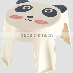 Cute Animal Shape Cartoon Biodegradable Bamboo Fiber Kids Stool thumbnail-2