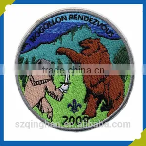 OEM Woven Patch Caricature Embrodery Patch Decorated Embroidered thumbnail-1