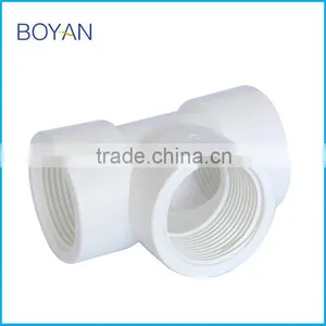 BOYAN For Water Supply White Equal Tee PVC Female and Piep Tee thumbnail-2